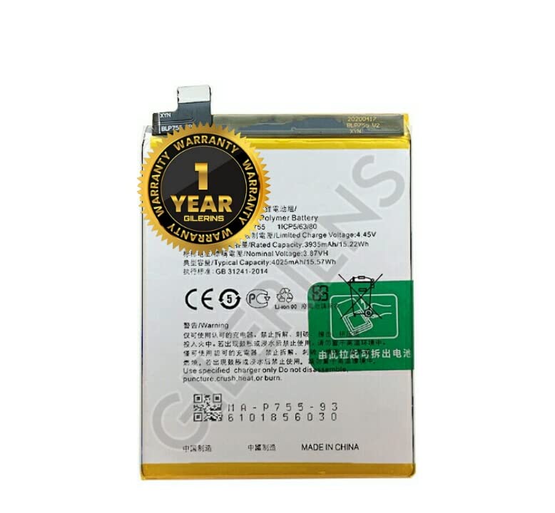 Image of Original BLP775 Battery for Realme X50 / Reno 3 4G 2020 /3 5G / 3 PRO / CPH2009 / PCRM00 / PCRT00 Battery with 1 Year Warranty****(P00117)