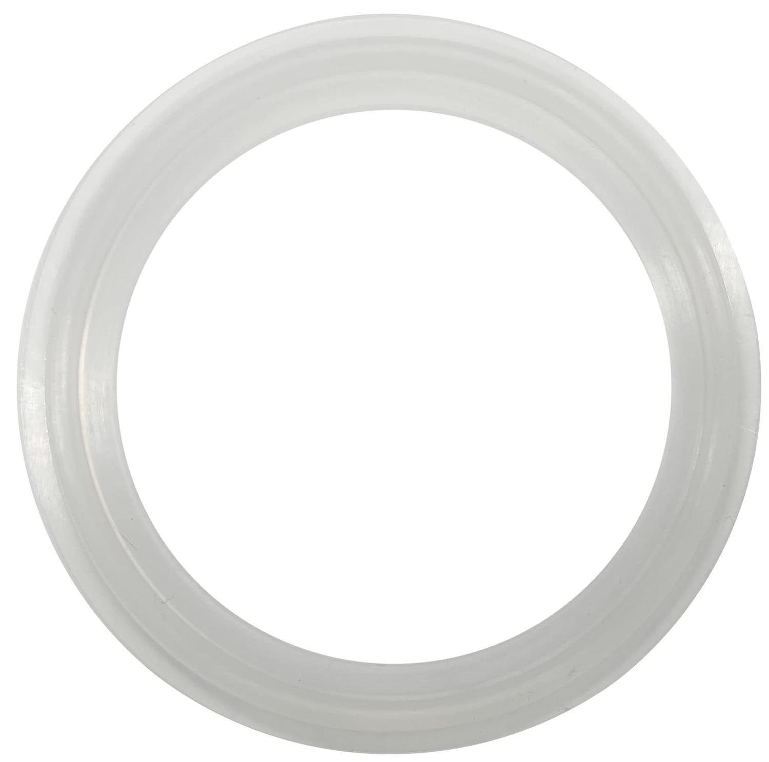 2" Sanitary Standard Tri-Clamp Gaskets (Pack of 5), Black FKM-VITON