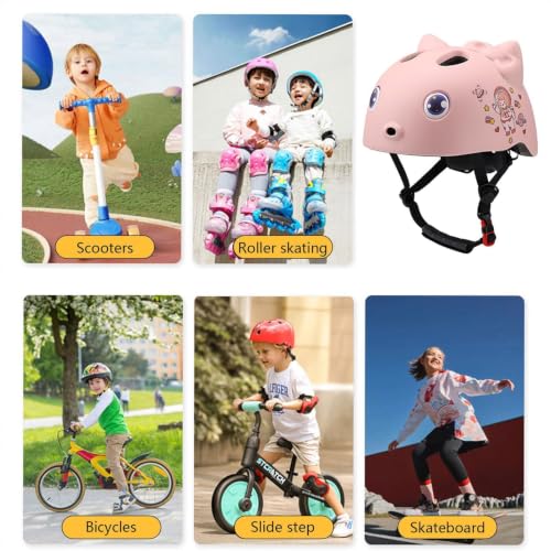 Cascos de bicicleta para niños ajustables con protección contra impactos 2