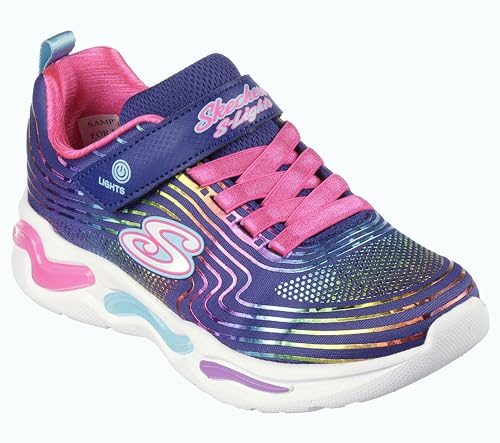 Skechers 302338L-NVMT Kids Wavy Beams Sneaker thumb #5