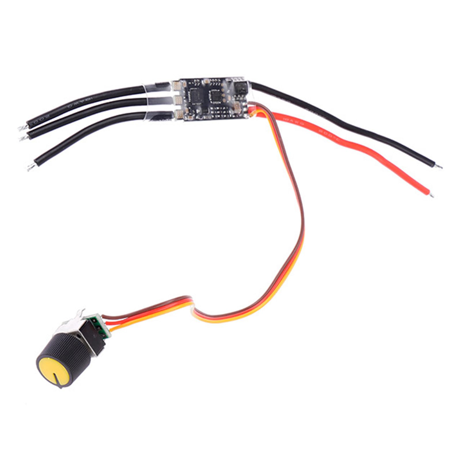 20A 7-26V Brushless Motor Speed Controller Regulator with Potentiometer Driver Motor Drive Board Brushless Thermal Management