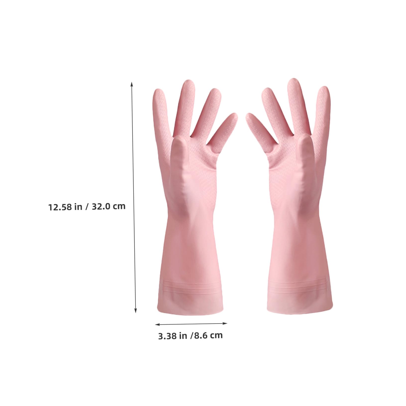 6 Paia Guanti di Pulizia Guanti da Cucina Riutilizzabili PVC