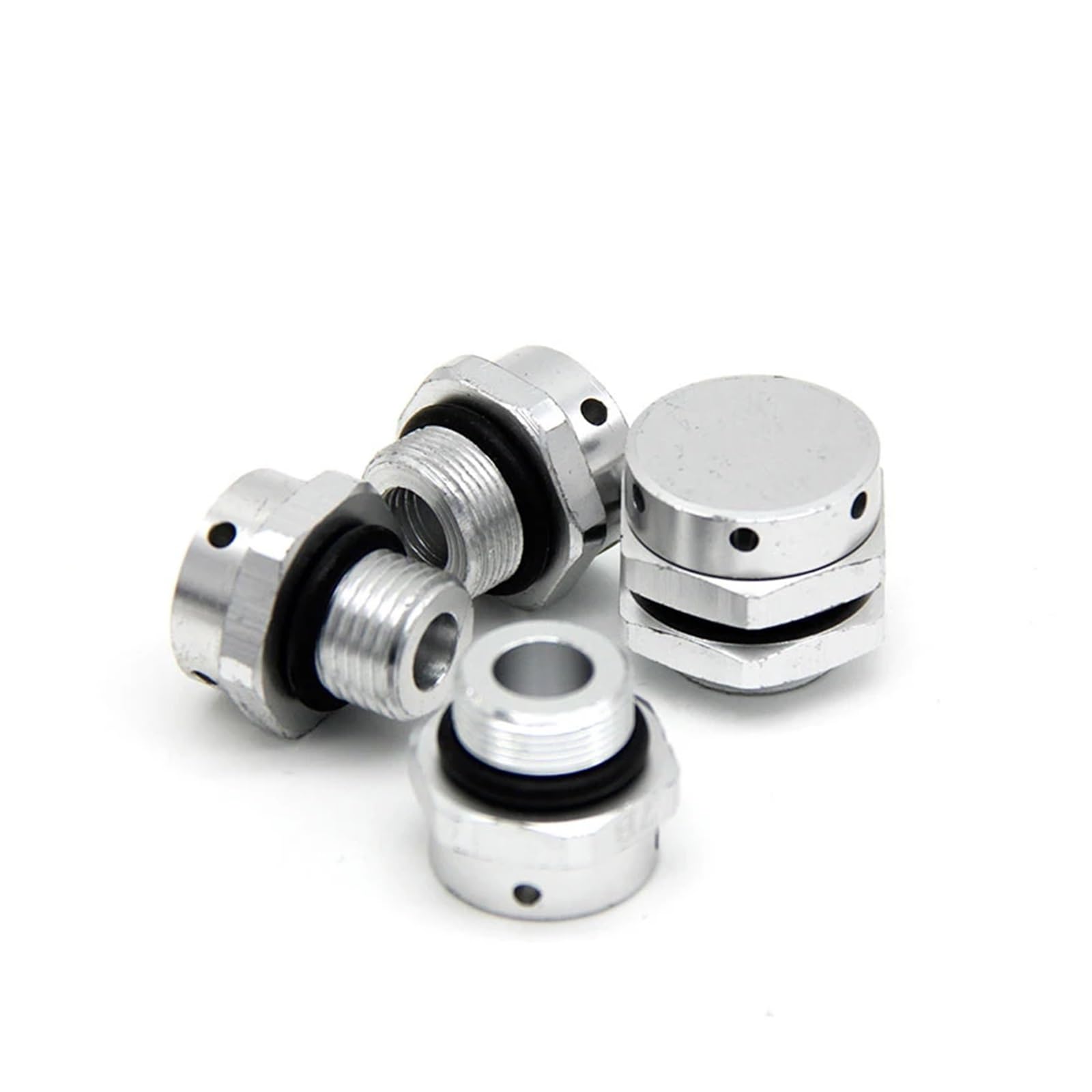 Ausgleichsventil for Atemschutzmaske, wasserdicht, Entlüftung, Aluminium, Edelstahl, Messing, M5–M20, Gewindegrößen, Packung(Aluminum,10PCS M10x1.5)
