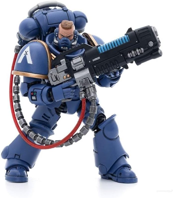 JoytoyWarhammer 40k: Ultramarines Hellblasters Brother Paxor 1:18 Scale Figure