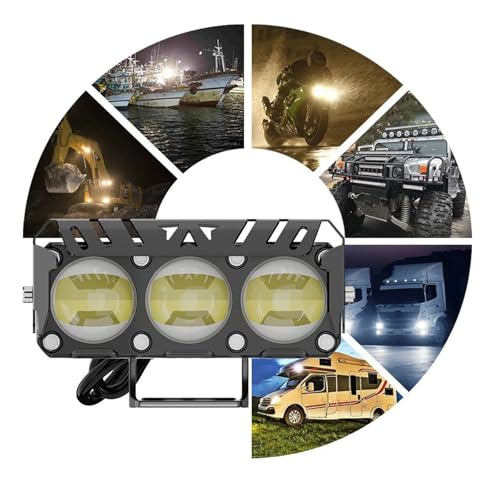 Phare antibrouillard moto LED feux additionnels et projecteurs externes étanches - 6