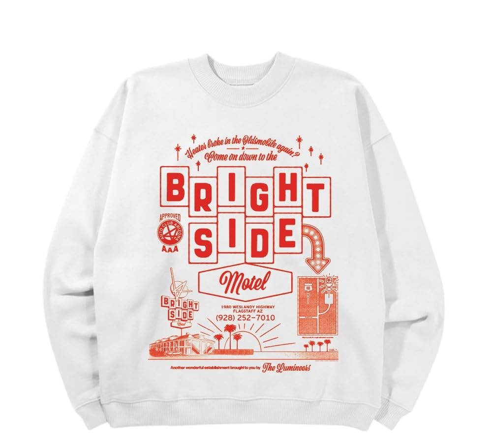 the lumineers Unisex Adult Official Merch Bright Side Crew Neck Sweater-picture-17