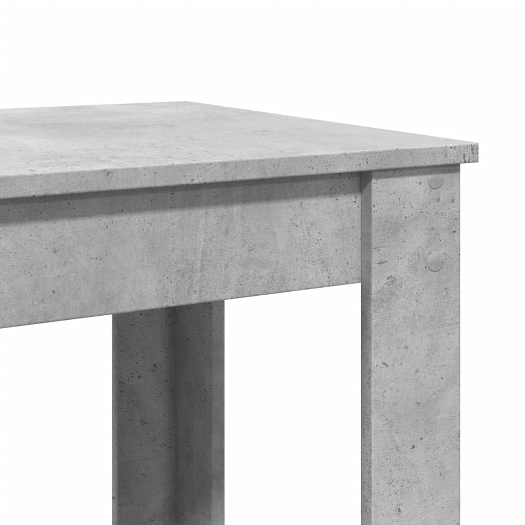 Tavolo da Bar Grigio Cemento 102x50x103,5 cm in Truciolato | Mobile alto per cucina o soggiorno, ideale per aperitivi e pasti veloci, con struttura stabile in truciolato.