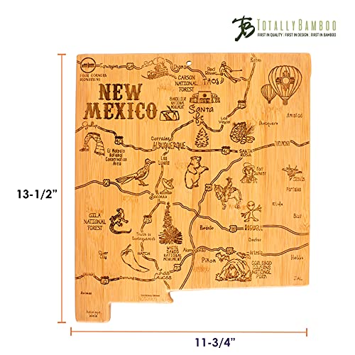 Tabla de cortar Totally Bamboo forma Nuevo México miniatura 6