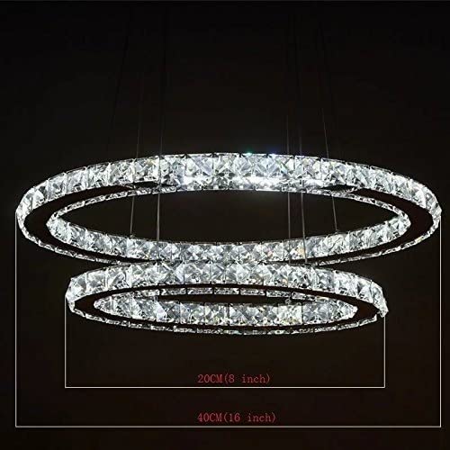 Lampe suspendue LED pour chambre à coucher romantique et douce - 4