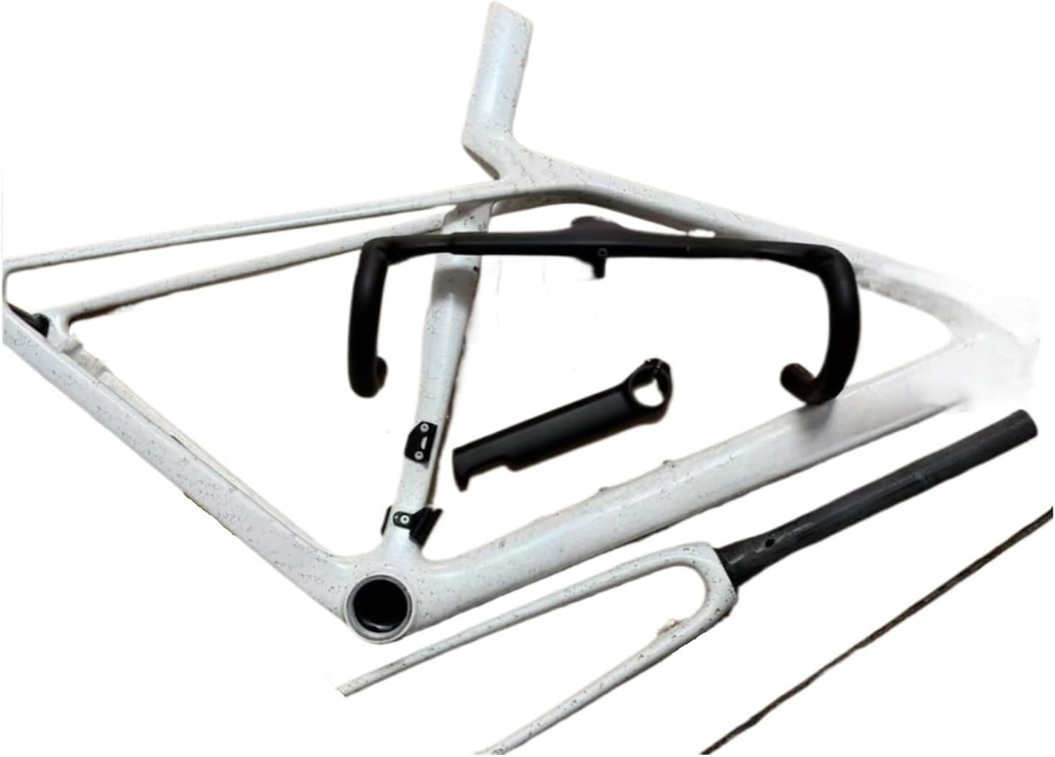Carbon Road Bike Frame Disc Brakes Bicycle Frameset with Handlebar for Enhanced Ridin