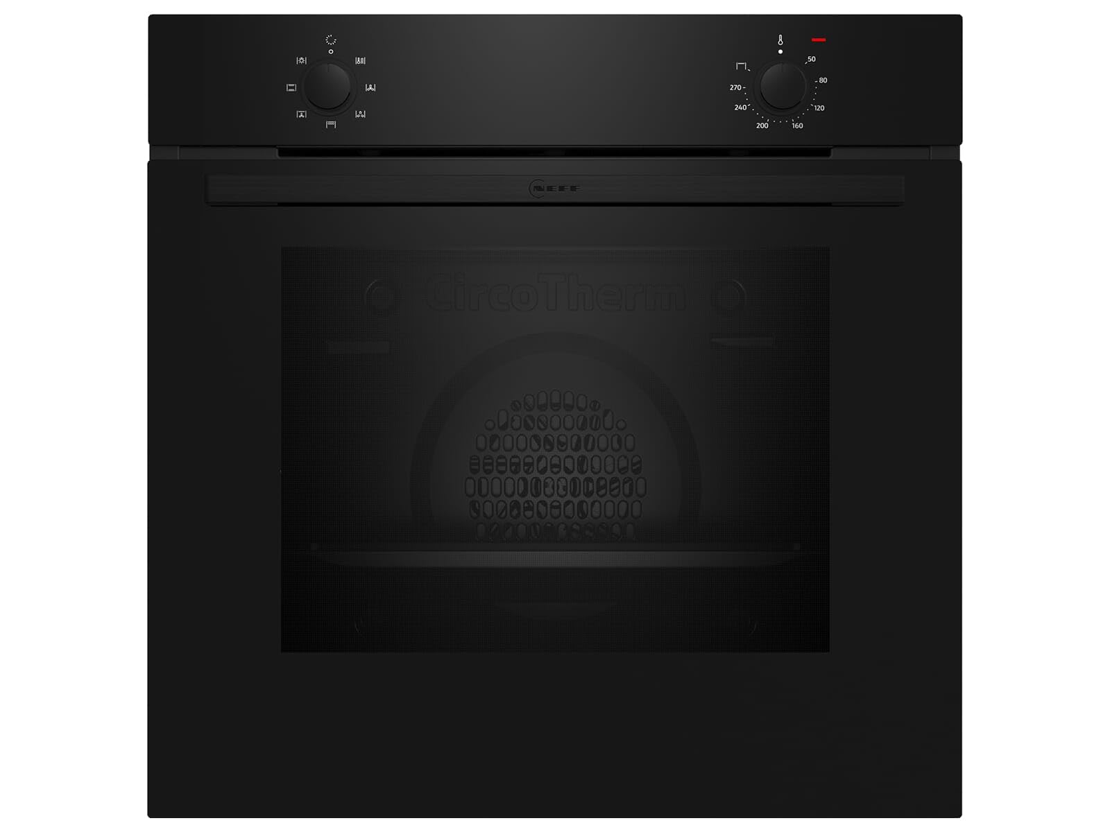 NEFF B1DCA0AK0 Einbau-Backofen, 60 x 60 cm, Schwarz, CircoTherm