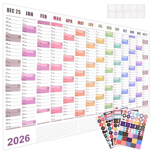 Hiper Chino - Planificador pared 2026 diciembre 2025 enero 2026, pared 74