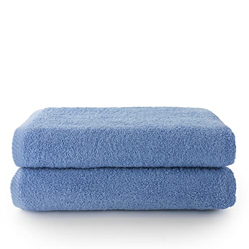 Top Towel - Plus - Lot de 2 Serviettes de Bain ou de Douche - Serviettes de Bain - 100% Coton - 500 g/m2 - Dimensions 70x140 cm - Lavande