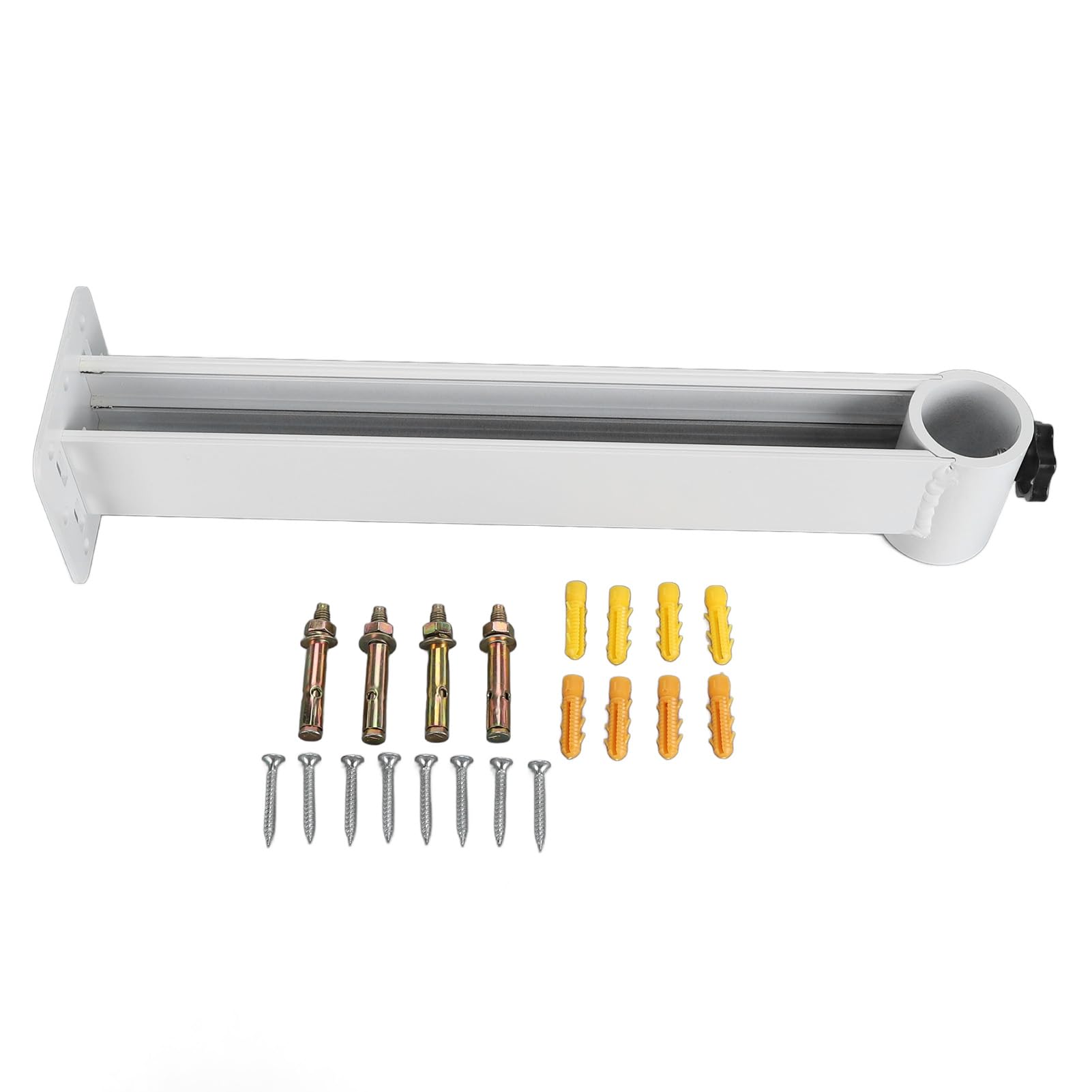 SENECESLI Supporto da Soffitto in Acciaio Inossidabile Bianco per - Kit di Montaggio su Palo Satellitare Antivento per Internet, Compatibile con V2