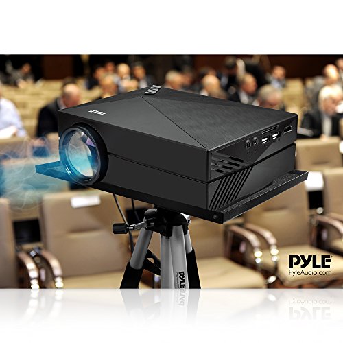 image for Pyle Video Projector Mount Stand, Adjustable Height 20.5in-59in, Rotat
