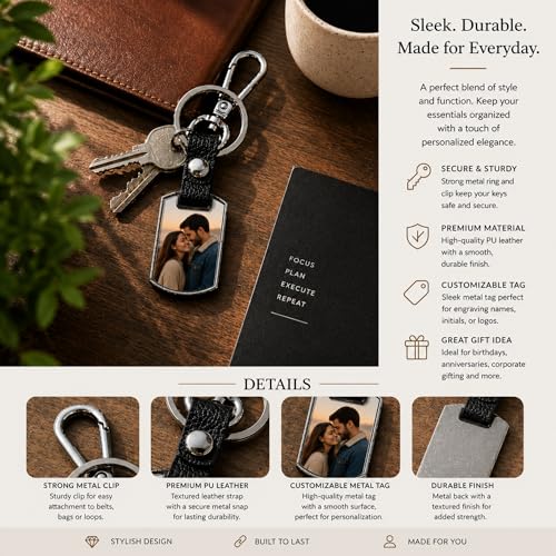 Image of magical gifts Customized Keychains, Unique Personalized Key RIngs and Charms with Your Photos /Name /Design for Bags /Bikes /Car and Gifting Purposes