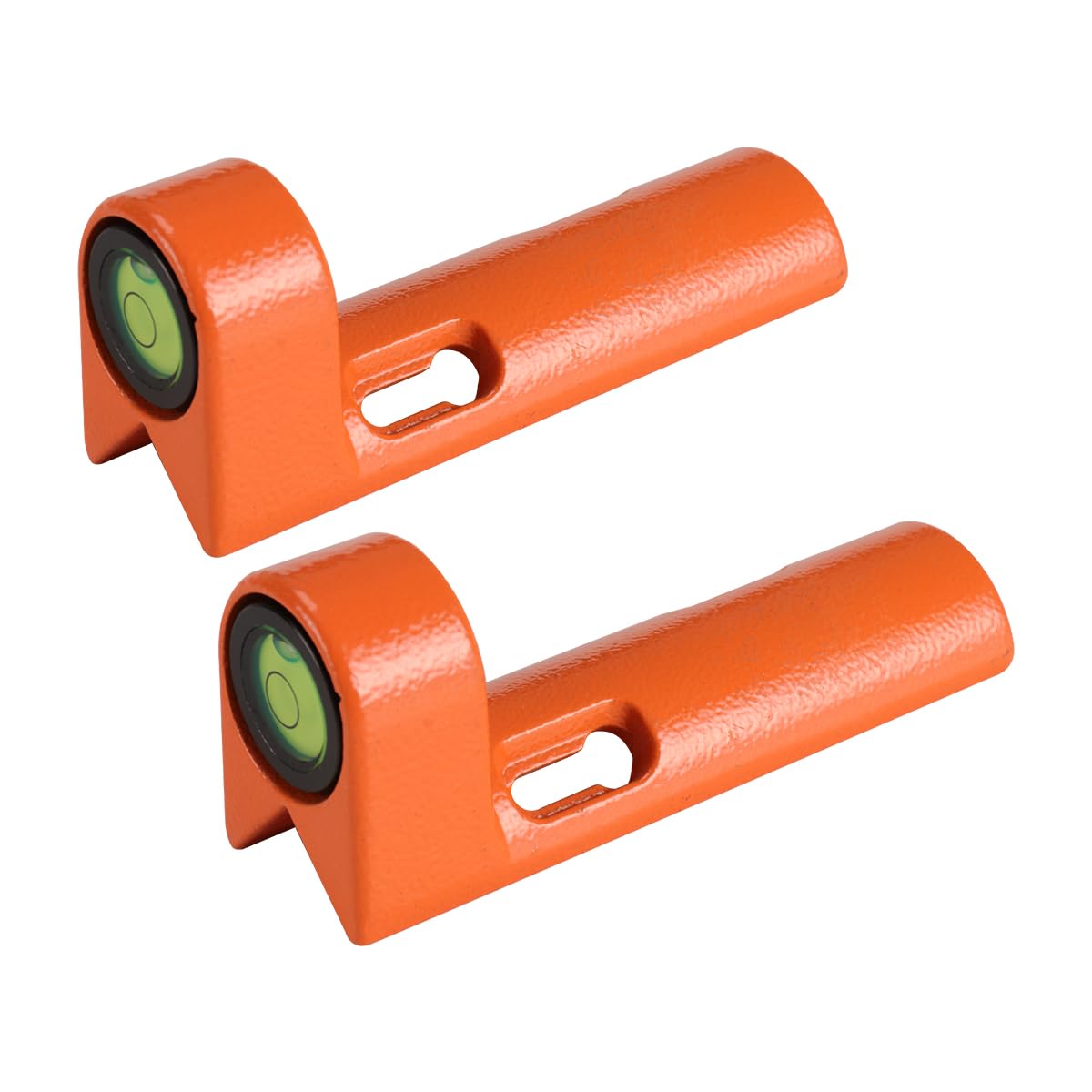 Mountlaser Adjustable Grade Rod Level, Bubble Level for Aluminum Builders Grade Rod, 2Pcs