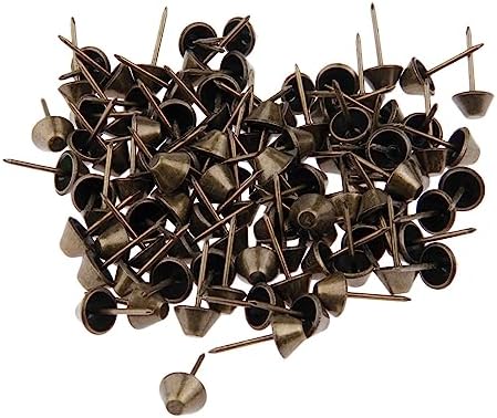 Uxcell Upholstery Nails Tacks 16mmx25mm Flat Head Furniture Nails
