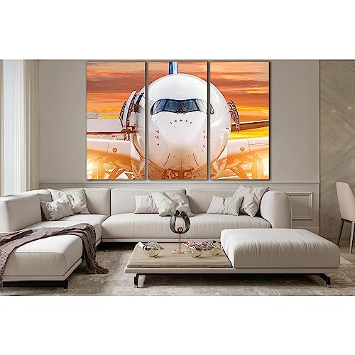 Lienzo de avión listo para colgar de 150 x 100 cm modelo ZELLART WTD SL758