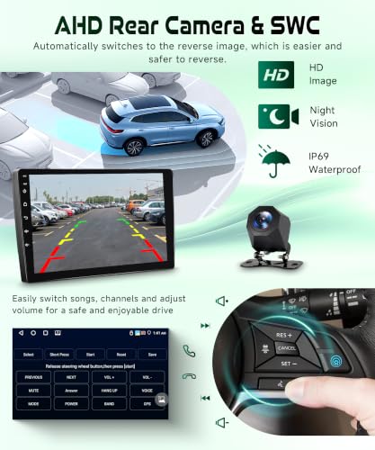 Image of [5GHz-WiFi /Android 15] for Honda Civic 2006-2011 Wireless Carplay Android Car Stereo Support Wireless Android Auto with GPS Navigation AHD Backup Camera FM RDS Radio Receiver EQ SWC 2G+64G