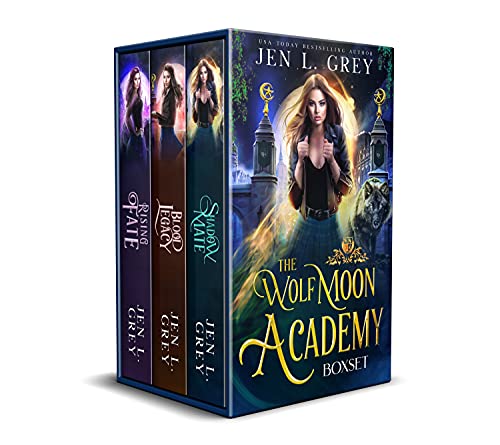 Cover of The Wolf Moon Academy Box Set: Books 1-3