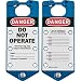 Brady Anodized Aluminum Labeled Lockout Hasp, Blue (Pack of 5)