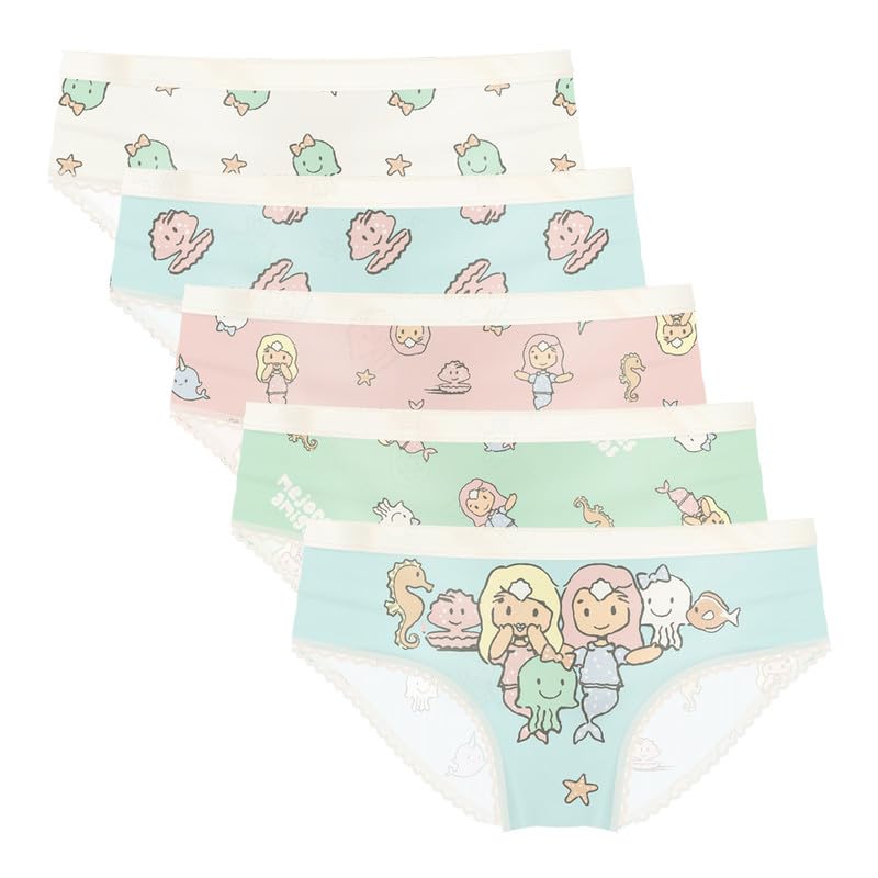 5-Pack Girls' MAR Design Ultra-Soft Breathable Microfiber Panties with Cotton Lining - Main Image