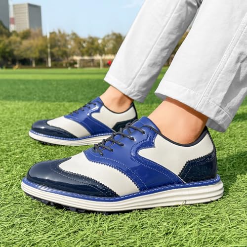 Spikeless Golf Shoes Men Professional Golf Shoes Male Classic Walking Shoes for Golfers Big Size 7-144