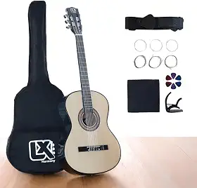 Violão Clássico Acústico 38” para Iniciantes - Kit Completo