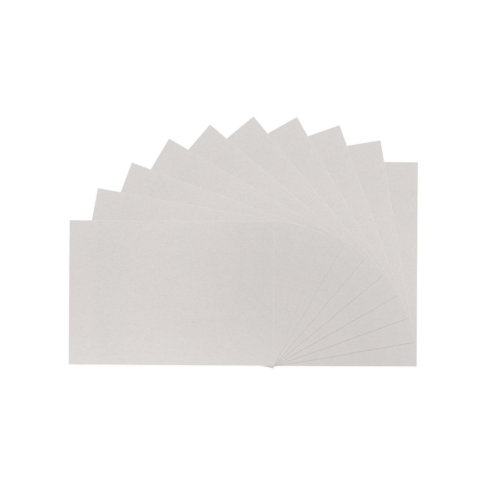 Vaessen Creative Greyboard 1mm-A4-10 Chipboard Sheets-Bookbinding Supplies for Crafting and Scrapbooking, Grey, A4