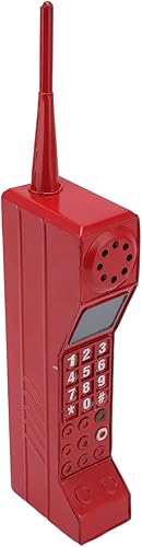 Ejoyous Accesorio de teléfono celular, adorno retro de ladrillo para teléfono celular de los años 80 y 90 a la antigua, modelo de teléfono celular