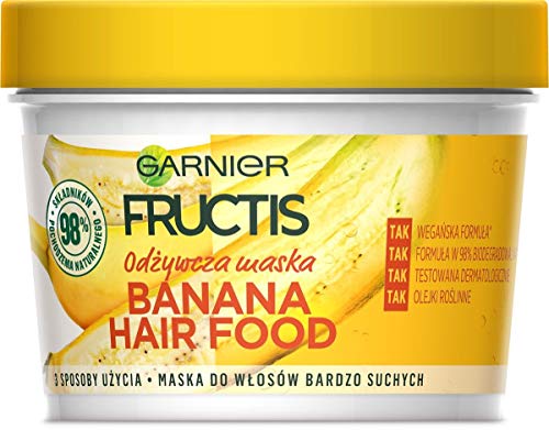 GARNIER_Fructis Banana Hair Food od¿ywcza maska do w³osów bardzo suchych 390ml