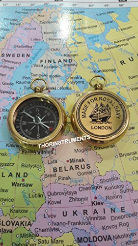 Brújula de Bolsillo Royal Navy London Vintage 1.5 pulgadas