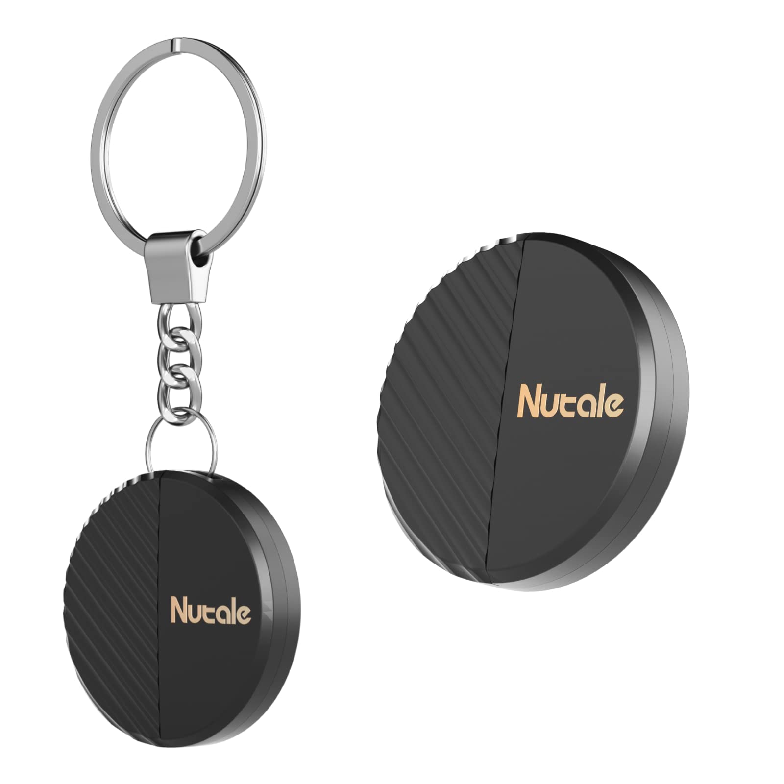 NutaleMate Key Finder with App, 1 Piece, Black, Bluetooth Key Finder, Compatible with iOS and Android, Item Locator for Car Keys, Pet or Backpacks