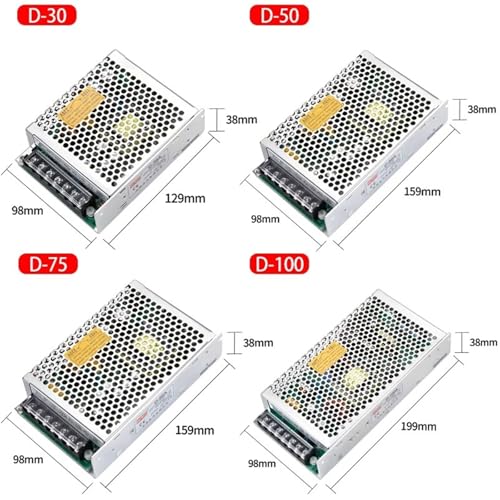 Alimentation à découpage double sortie 50W transformateur de commande AC/DC 5V 24V - 4