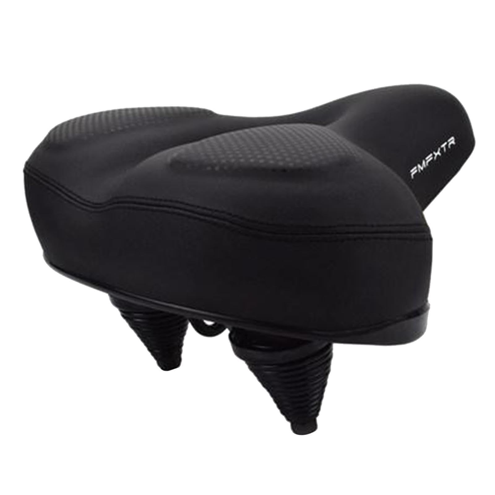 Gepolsterter Fahrradsattel aus hochdichtem Schaumstoff – Komfortables Kissen für alle Radtouren. Atmungsaktiv und druckentlastend. Dieser, Schwarzes Gel, 26 x 26 cm