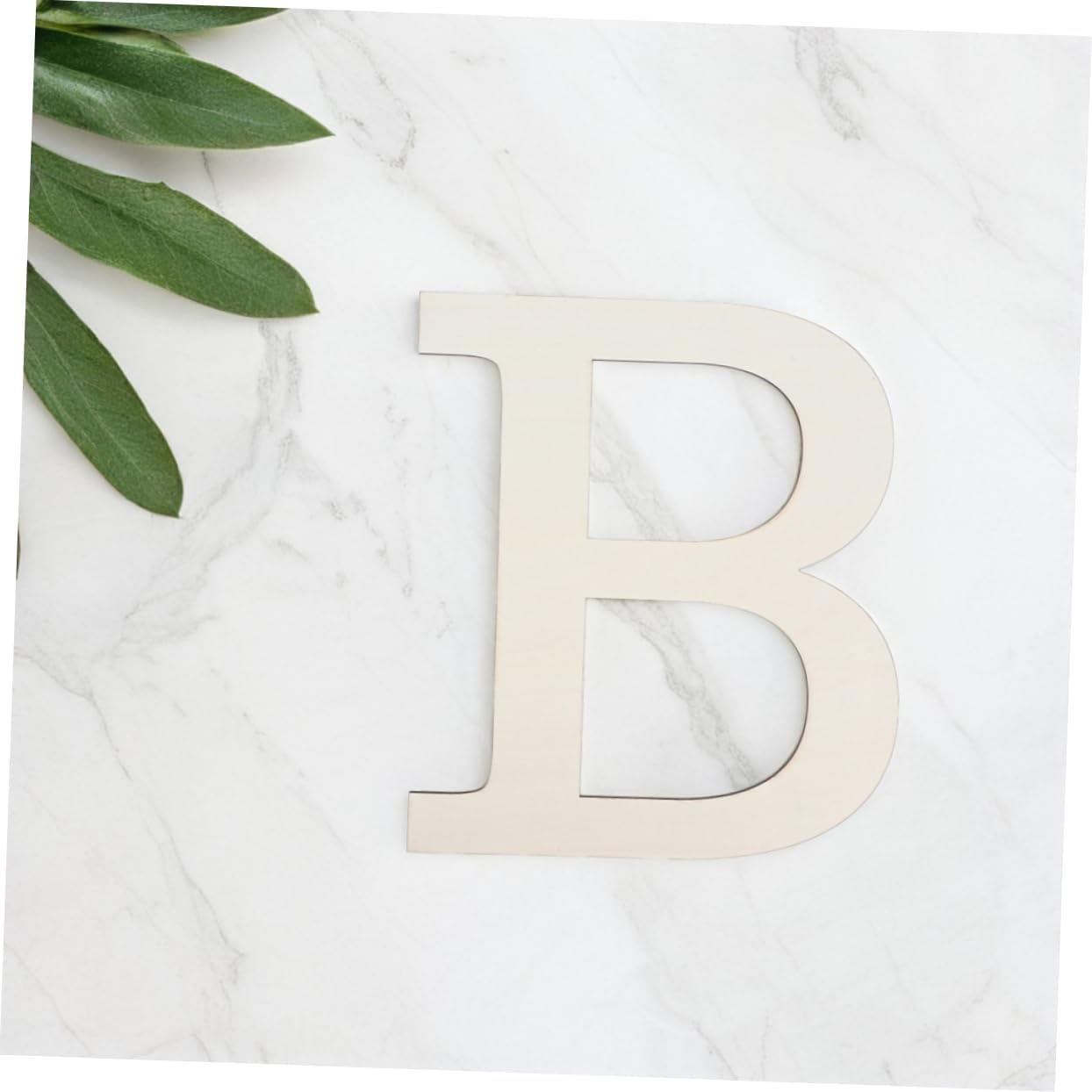PRETYZOOM Big Wooden Alphabet Letters 2pcs Large Block Letters for Wall Decor Diy Paint Perfect for Home Party Office