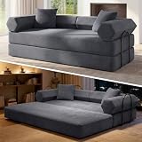 eeosiv 79-Inch Pocket Spring Futon