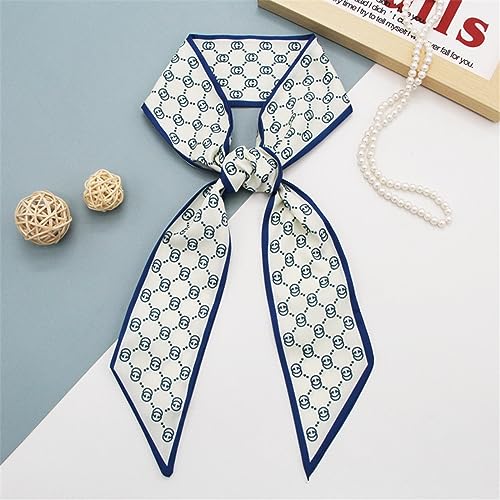 QTMY 5 Pack Purse Scarf for Bags Silk Head Scarf for Hair Handbag Women Scarfs Band Hair Neck Scarves Fashion Gifts,1024