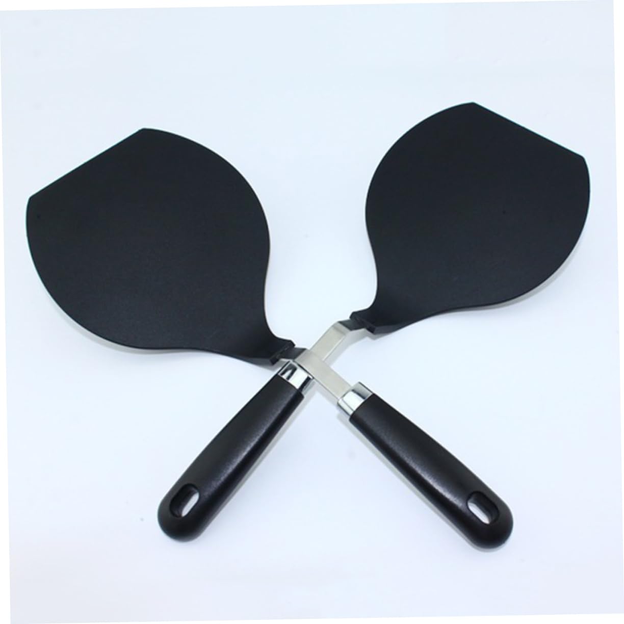 Spatola Nera Resistente al Calore, Antiaderente, in Nylon