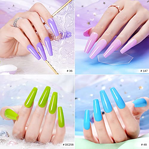 wakaniya Nail Dipping Powder Set, 20 Farben Clear Nude Dip Pulver Nagel Starter Kit mit Base Top Coat + Aktivator… – Bild 5