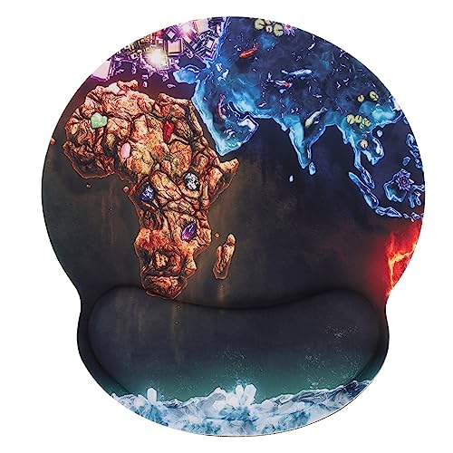 Namoarly Ergonomische Handgelenkauflage Weltkarte