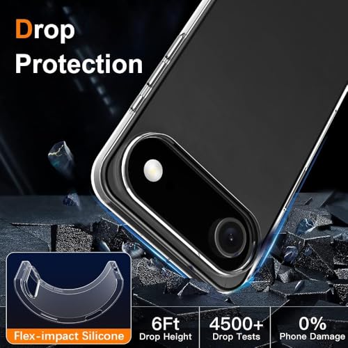 Image of NISHTECH for Premium Transparent Hybrid Soft Slim Dust Proof Back Case Cover with Camera Protection AS24