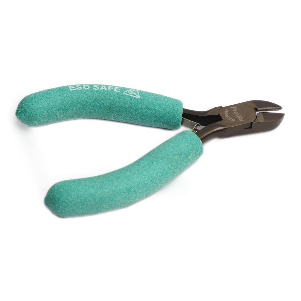 Cortadores diagonales de agarre amortiguador seguro ESD