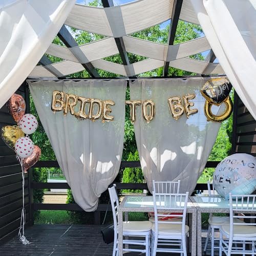 Image of 52 pcs Gold Foil Letter Balloons with Air Pump, 16 Inch 2 A-Z Sets - Mylar Alphabet Balloon Kit for Birthday Banner & Party Decorations