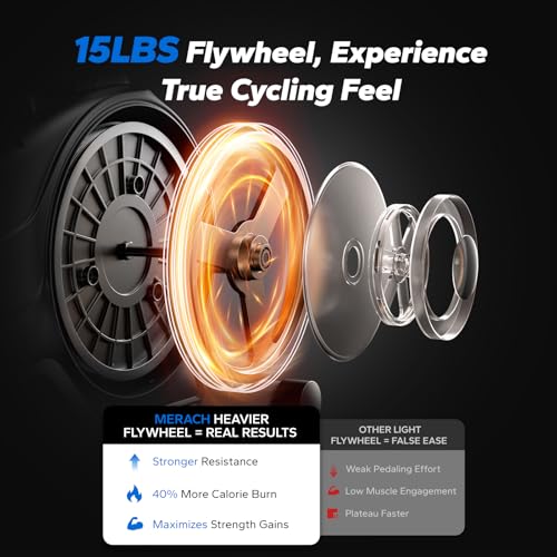 Image of MERACH Recumbent Exercise Bikes for home, Light Commercial High-end Recumbent Bike for Seniors Adults, Magnetic Recumbent Exercise Bike with Smart Bluetooth and Exclusive App, LCD, Heart Rate Handle