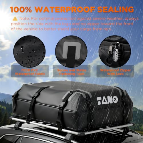 TANX 21 Cubic Feet Rooftop Cargo Bag
