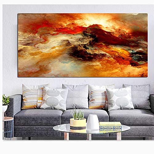 Impression photo populaire de nuage abstrait grand format sans cadre