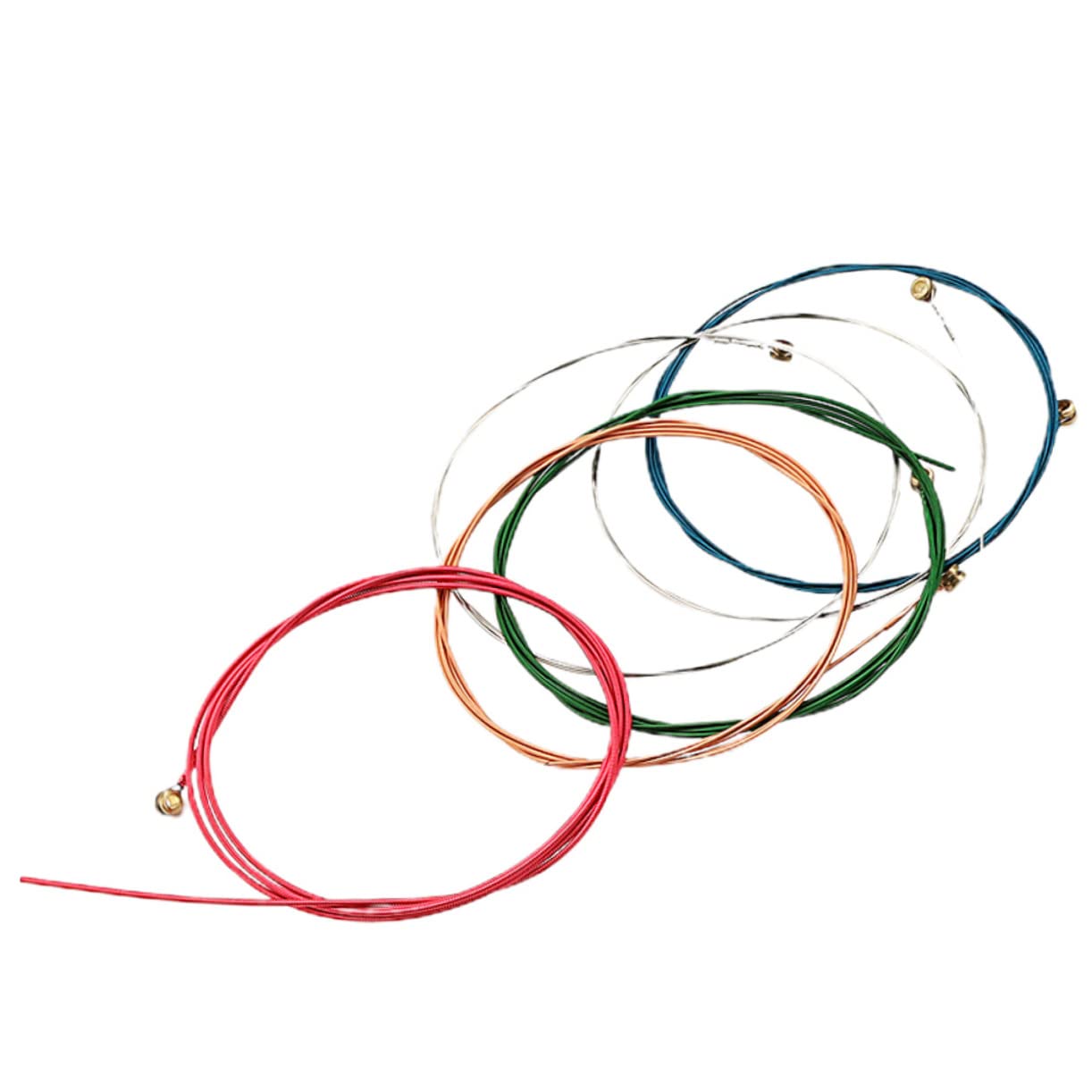 BESTonZON 30 Stk Gitarrensaiten acoustic guitar strings akustikgitarre saiten homeatic Gitarrenparts Musikzubehör Gitarrenversorgung Folk-Gitarren-Versorgung Ukulele Metall Komponente Stahl