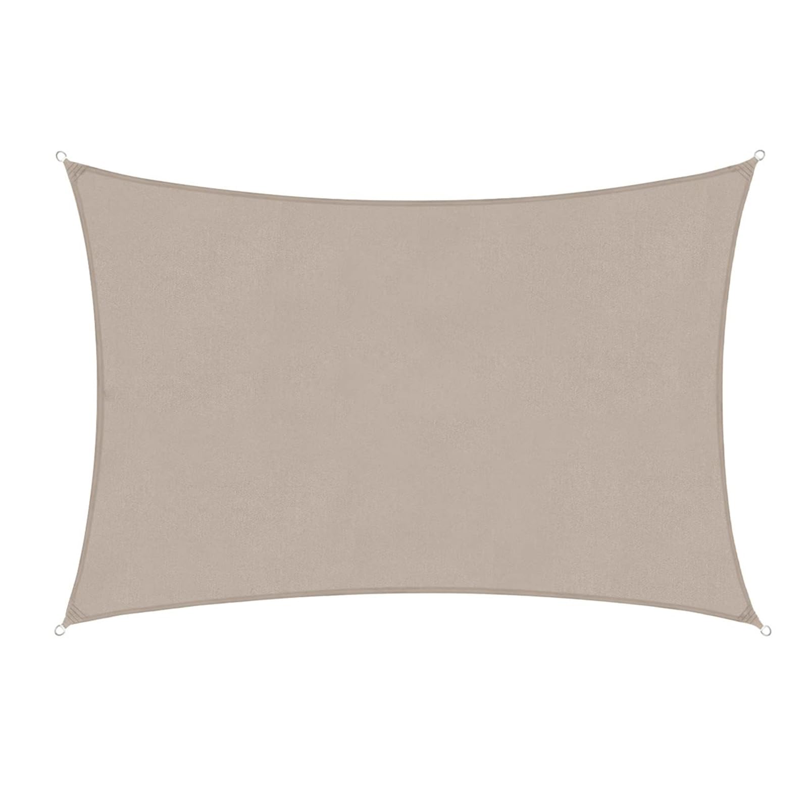 Voile d'ombrage rectangulaire anti-UV en polyester PES de 3x4 m